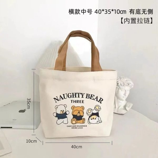 canvas bag custom printed logo high sense small bag advertising blank portable small bag canvas bag custom - Image 45