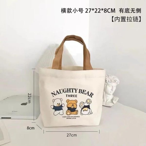 canvas bag custom printed logo high sense small bag advertising blank portable small bag canvas bag custom - Image 44