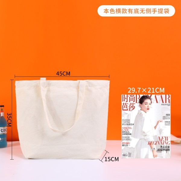 canvas bag custom printed logo high sense small bag advertising blank portable small bag canvas bag custom - Image 16