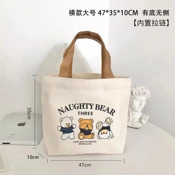 canvas bag custom printed logo high sense small bag advertising blank portable small bag canvas bag custom - Image 46