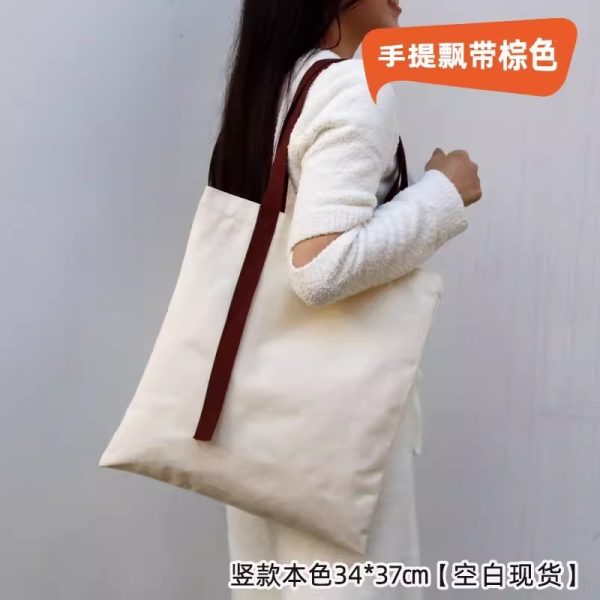 canvas bag custom printed logo high sense small bag advertising blank portable small bag canvas bag custom - Image 32