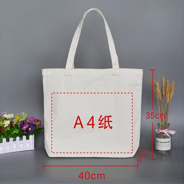 帆布袋定制印刷logo订做广告麻布布袋图案公司学校购物环保手提包 - Image 20