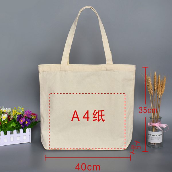 帆布袋定制印刷logo订做广告麻布布袋图案公司学校购物环保手提包 - Image 13