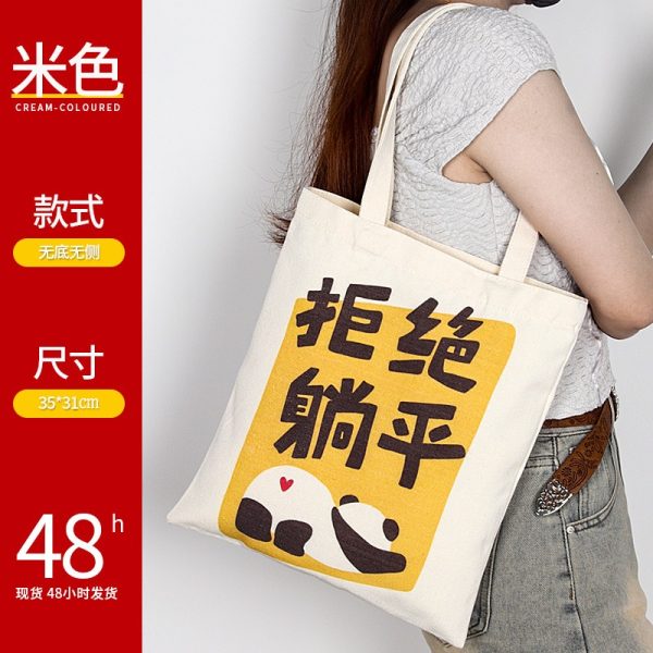 canvas bag custom printed logo high sense small bag advertising blank portable small bag canvas bag custom - Image 36
