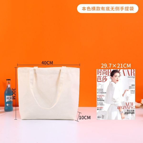 canvas bag custom printed logo high sense small bag advertising blank portable small bag canvas bag custom - Image 15