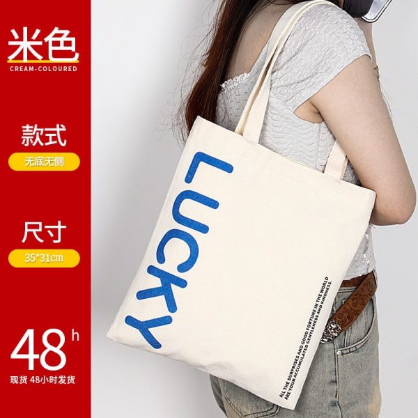 canvas bag custom printed logo high sense small bag advertising blank portable small bag canvas bag custom - Image 42